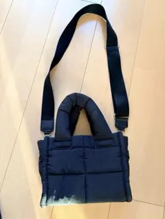 GU パフミニショルダーバッグ ブラック 黒 ミニバッグ レディース