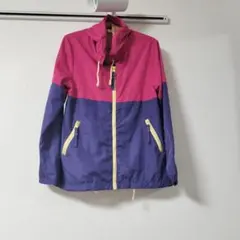 フード付きマウンテンパーカー ピンク 紫