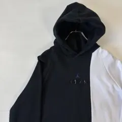 エアジョーダン　スウェットパーカー　トレーナー　XLサイズ　黒白　古着