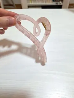 ヘアクリップ ハート ピンク ヘアアクセサリー