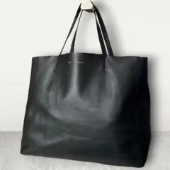 美品】セリーヌ ホリゾンタルカバ トートバッグ ブラック 黒 A4収納