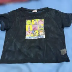 Pink latteメッシュ Tシャツ ブラックのサムネイル