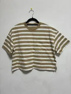 GU ボーダーTシャツ 半袖M