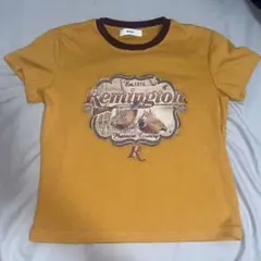 as know as pinky Remington 半袖 Tシャツ マスタードのサムネイル