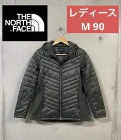 美品　ノースフェイス　North Face ダウン　ダークグリーン　M