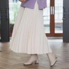 美品☆niko and… Ｌサイズ☆ロングプリーツスカート