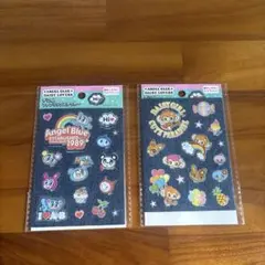 エンジェルブルー　デニムファブリックステッカー　正規品　2枚セット