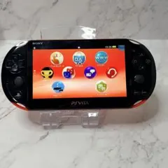 動作品】 PS Vita 2000 レッド ブラック 本体 Sony ソニー - メルカリ