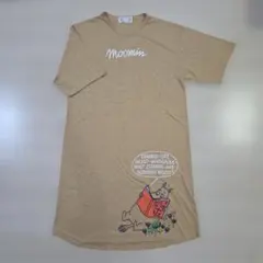 MOOMIN ムーミン Tシャツ ルームウェア ベージュ LL