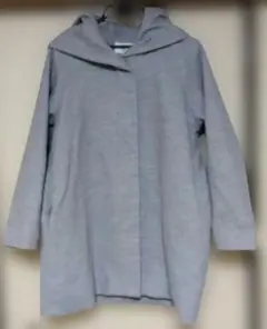 最終値下げ　Samansa　Mos2 フード付きグレーコート Mサイズ