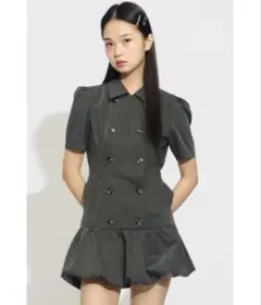 SLY CUT BALLOON ショートワンピース 1 BLK - メルカリ
