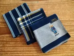 【新品】Polo Ralph Lauren ハンカチ 3枚セット