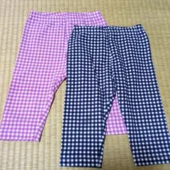 ユニクロ　七分丈レギンス　２枚セット