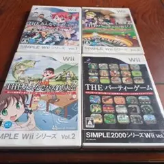 wiiゲームソフト4本セット