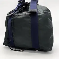 A227【良品】オロビアンコ トートバッグ ナイロン×レザー 巾着 イタリア製