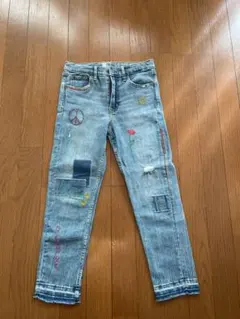 GAP 刺繍入りデニムジーンズ　140