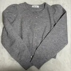 ショート丈 ハート釦カーディガン TINA：JOJUN