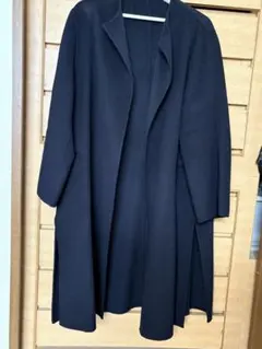 値下げ‼️Plage ノーカラーコート ネイビー
