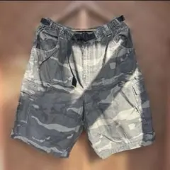 迷彩　カモフラ　カーゴパンツ　ハーフパンツ　ミリタリー　ベルト付き