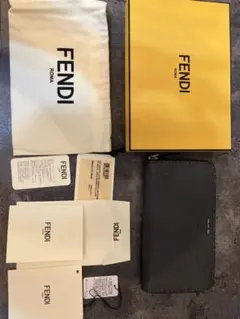 【極美品】FENDI セレリア ジップアラウンド 長財布 付属品完備