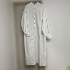 she's closet ホワイト シャツワンピース