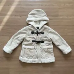 COMME CA ISM フード付きダッフルコート 100A