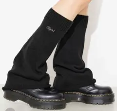 【X-girl】LEG WARMER レッグウォーマー　【エックスガール】黒