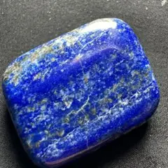 天然石ビーズ　ラピスラズリ　長方形穴あり22mm×27mm