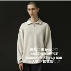新品♡ 激かわ♡ ANOTHER OFFICE Half Zip Up Knitのサムネイル