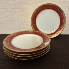 大倉陶園　アレキサンドリーヌ　デザートプレート　16.5cm 金彩金蝕マロンのサムネイル