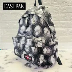 【EASTPAK】イーストパック リュック バックパック ブラック ホワイト総柄のサムネイル