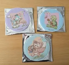 ダッフィーフレンズ コースター　 ３枚セット