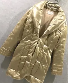 VERGE シャンパンゴールド ダウンコート M　y2k