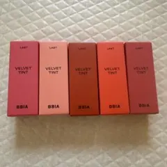 BBIA ティント LAST VELVET TINT ミニ 5色セットのサムネイル