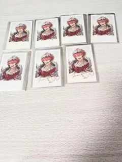 新品 にじさんじ 赤城ウェン ランダムチェキ風カード×7枚セット