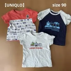 【UNIQLO】３点まとめ売り　トーマス　半袖Tシャツ　90cm