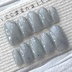 メルカリ便 ネイルチップ 現品 マグネット シンプル ミラー ネイルNO.257