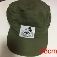 ミッキーマウス キャップ 帽子 サイズ58cm キャスケット