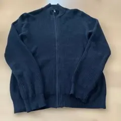 メンズUNIQLO ウォッシャブルストレッチミラノリブクルーネックセーター　L