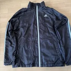 adidas ClimaProof ブラック ナイロンジャケット