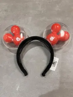 ディズニー　ミッキー　限定　光るカチューシャ 赤　バルーン