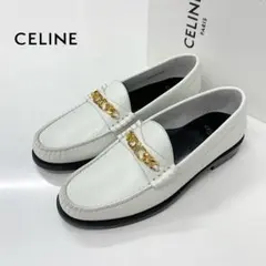 良品 CELINE セリーヌ スニーカー 厚底 トリオンフ ジェーン 25cm 