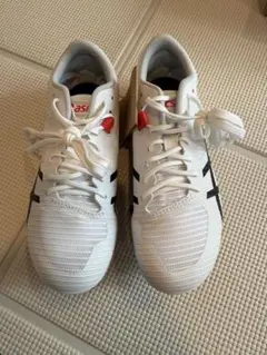 ASICS スパイクシューズ ホワイト/ブラック