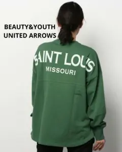 BEAUTY&YOUTH　バックプリント カットソー