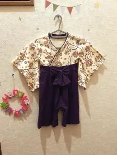 花柄ベビー着物風　　90