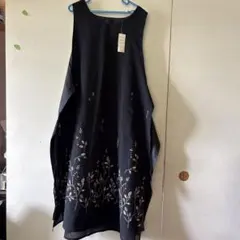 サロンジェ　花柄エプロン M-Lサイズ