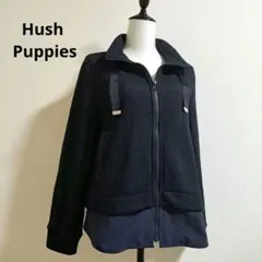 Hush Puppies ハッシュパピー　裏起毛　切り替えジャケット・ブルゾン