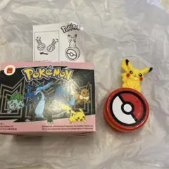 ハッピーセット　ピカチュウのモンスターボールゆらゆらローラー