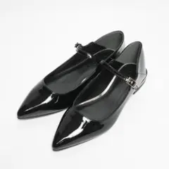 【新品未使用】EVOLmetoka ポインテッドトゥ メリージェーン 23.5