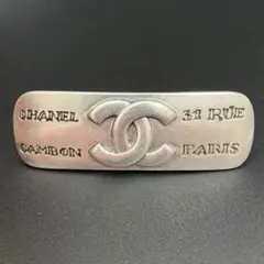 シャネル バレッタ 31 RUE CAMBON PARIS ココマーク シルバーのサムネイル